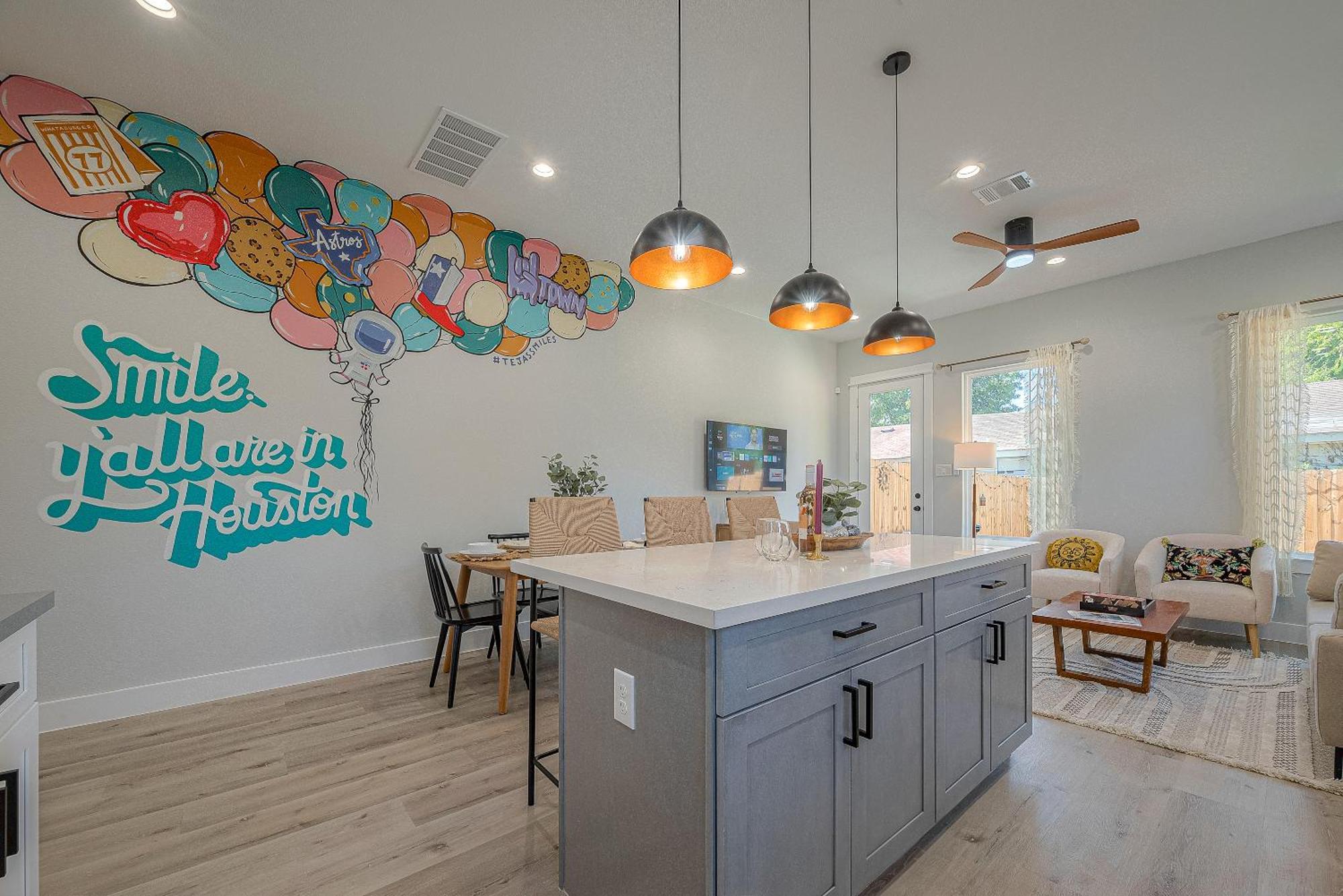 Modern Home Near Downtown With Fast Wifi, Bbq, Games & Ev Equipped! Houston Buitenkant foto